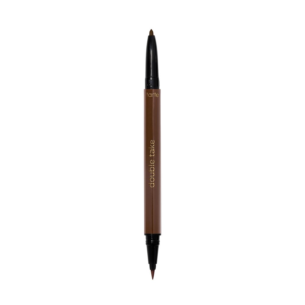 tarte double take eyeliner  2-in-1 Pencil Eyeliner for Bold All-Day Wear, Waterproof, Easy to Apply, Vegan, Cruelty-Free