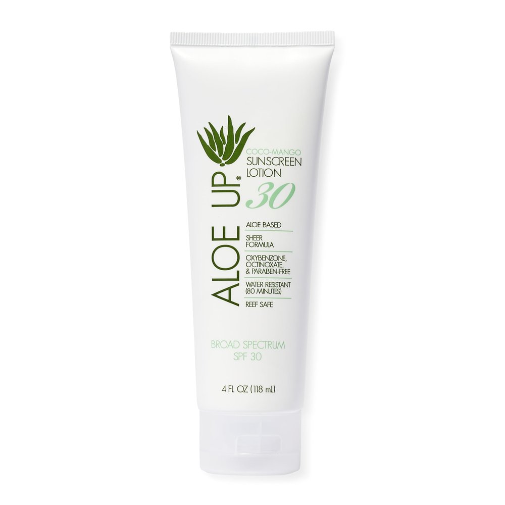 Aloe Up White Collection Sunscreen Lotion SPF 30, 4 oz