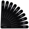 Makartt Nail File - 100/180 Grit Emery Boards for Nails, Professional Nail Files, 10pcs Double Sides Black Coarse Fingernail Filer for Acrylic and Extension Gel Removal Manicure Kit Salon Home Use view 1