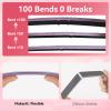 Makartt Nail File - 100/180 Grit Emery Boards for Nails, Professional Nail Files, 10pcs Double Sides Black Coarse Fingernail Filer for Acrylic and Extension Gel Removal Manicure Kit Salon Home Use view 4