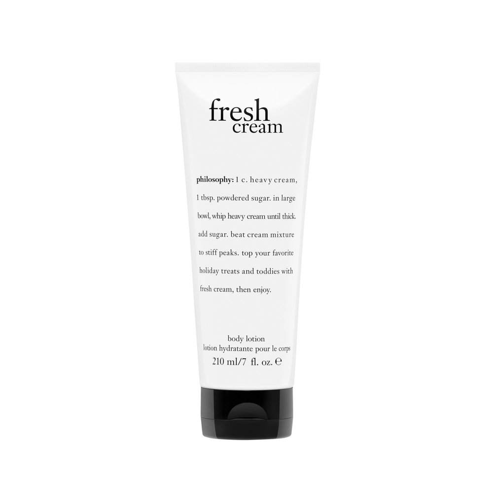 philosophy fresh cream body lotion - with notes of vanilla, heliotrope & tonka bean - 7 fl oz