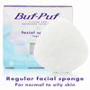 Buf-Puf Facial Sponge, Dermatologist Developed, Removes Deep Down Dirt & Makeup That Causes Breakouts and Blackheads, Reusable, Exfoliating, White, 3 Count view 2
