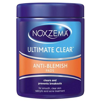 Noxzema Ult-Clear Anti-Blemish Pads 90 Count (3 Pack)