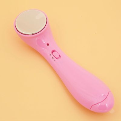 Vki Trip Most Popular Electronic Vibration Iontophoresis Apparatus Face Massager Facial Skin Care Cleaner Beauty Instrument (Pink)