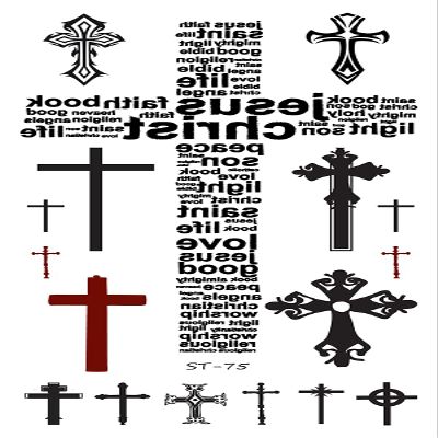 Supperb Temporary Tattoos - Cross Tattoos