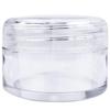 Beauticom 24 Pieces 20G/20ML Round Clear Jars with Screw Cap Lid for Powdered Eyeshadow, Mineralized Makeup, Cosmetic Samples - BPA Free view 4