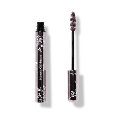 100% PURE Maracuja Oil Mascara Dramatic Intense Volume & Length Natural Fruit Pigmented Voluminous Eyelash Makeup No Clumping, Smudging or Flaking - Vegan, Blackberry Color - 0.35 oz