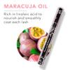 100% PURE Maracuja Oil Mascara Dramatic Intense Volume & Length Natural Fruit Pigmented Voluminous Eyelash Makeup No Clumping, Smudging or Flaking - Vegan, Blackberry Color - 0.35 oz view 4