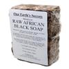 Our Earth's Secrets Natural Raw African Black Soap 2 lbs view 1