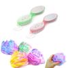 2 Bath Shower Mesh Sponge Exfoliate Body Mesh Net Nylon Wash Ball Brush Spa Gift view 3