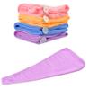 4 Pc Microfiber Hair Wrap Towel Drying Bath Spa Head Cap Turban Twist Dry Shower view 2