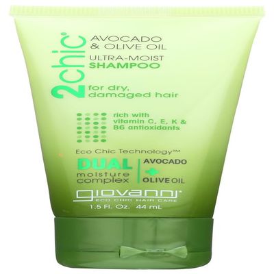 2Chic Ultra-Moist Shampoo Avocado and Olive Oil 1.50 Ounces (Case of 12)