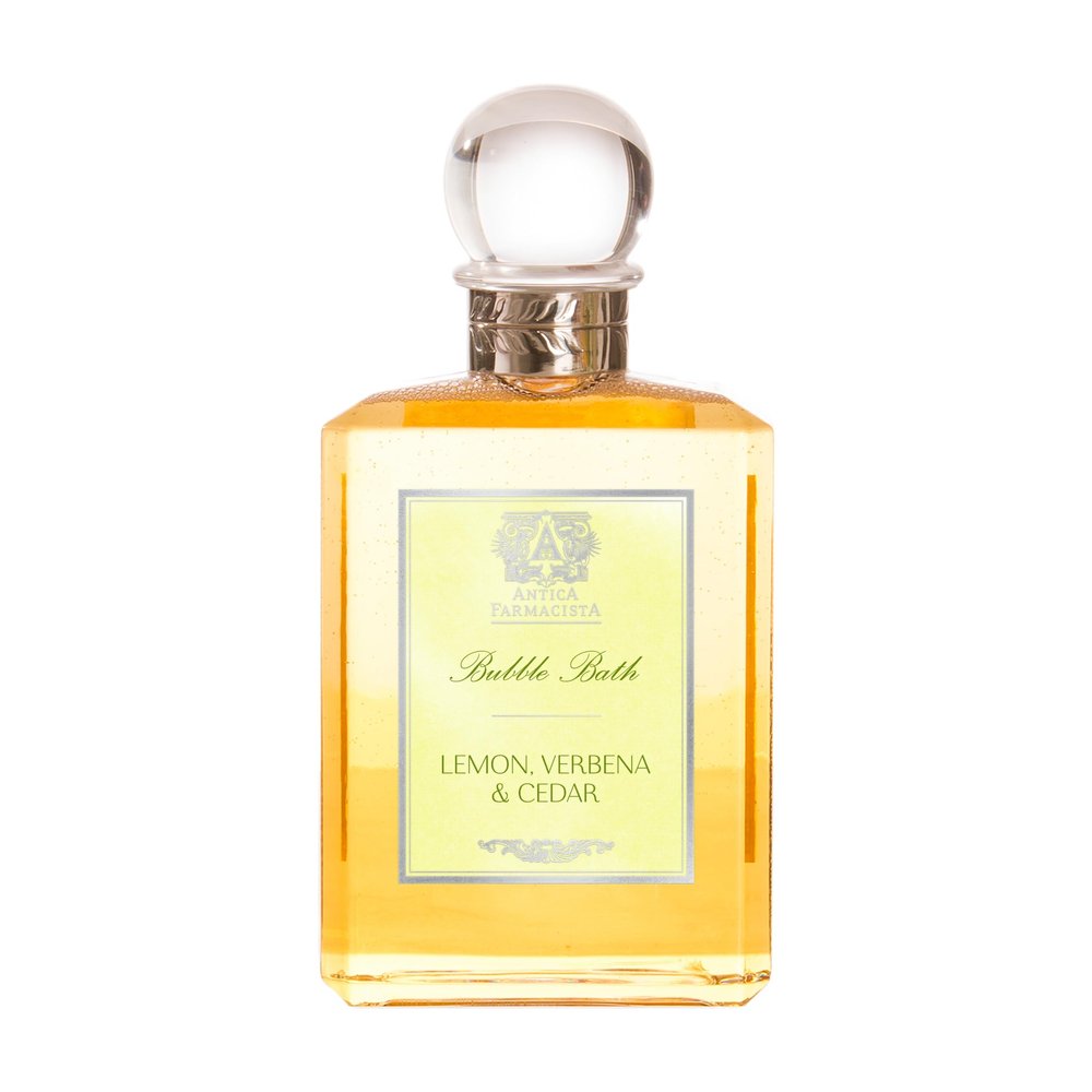 Antica Farmacista Bubble Bath - Relaxing Foam Bath with Honey, Jojoba Oil & Aloe Vera - Luxury Gift for Any Occasion - Lemon, Verbena & Cedar, 16 fl oz
