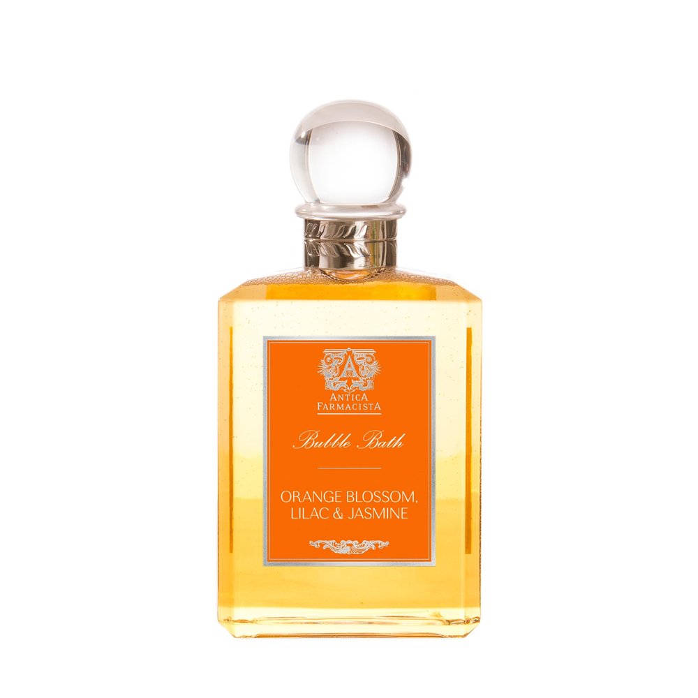 Antica Farmacista Bubble Bath - Relaxing Foam Bath with Honey, Jojoba Oil & Aloe Vera - Luxury Gift for Any Occasion - Orange Blossom, Lilac & Jasmine, 16 fl oz