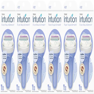Schick Womens Intuition Razor Pure Nourishment (6 Pack)