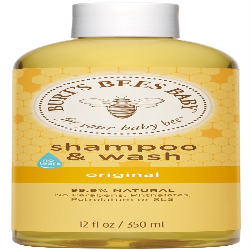 Burt's Bees Baby Shampoo & Wash, Original Tear Free Baby Soap - 12 Ounce Bottle