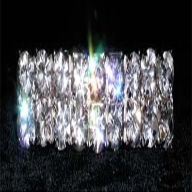 #14149-2 Row Chunky Stone Barrette