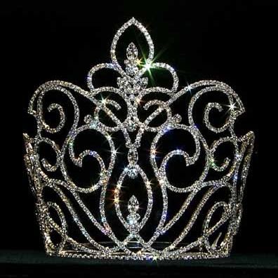 ejools #12746 - Large Rising Fleur De Lis Crown