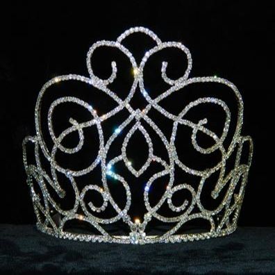 #15589 Victorian Class Tiara - 5.25"