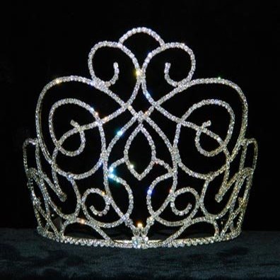 #15589 Victorian Class Tiara - 5.25"