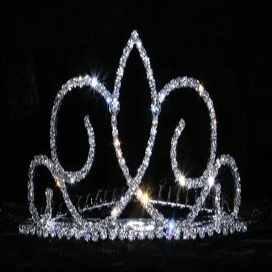 #14832 - Fleur de Swirl Tiara Comb