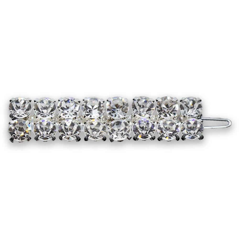 #12157 2 Row Jumbo Stone Barrette