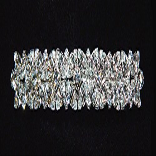 #12234 - Multiple Crystal Clover Barrette