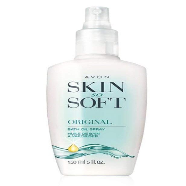Avon Skin So Soft Original Bath Oil Spray with Pump  Moisturizing Spray Bath Oil with Jojoba Oil, Fast-Absorbing, Fresh Herbal Scent for Soft, Smooth Skin