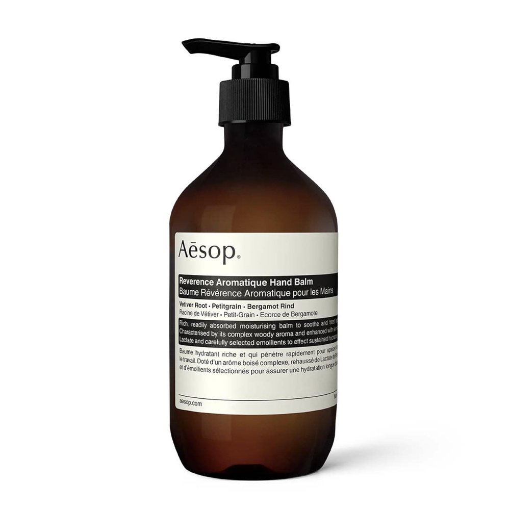 Aesop Reverence Aromatique Hand Balm | Rich, Skin-Softening Balm For Sustained Hydration with Emollient Ingredients | Vegan and Cruelty-Free | 16.9 oz