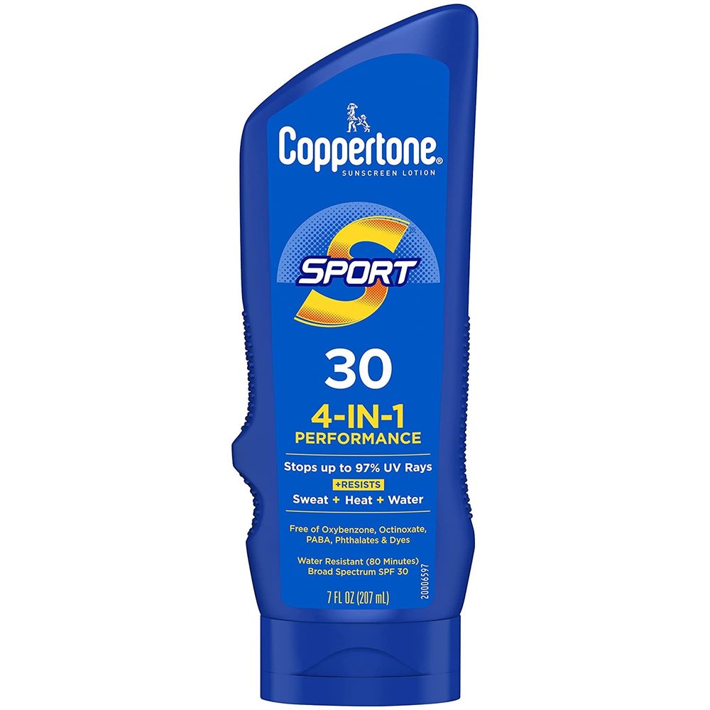 Coppertone Sport Lotion SPF 30 Water Resistant 7 FL OZ (5 Pack)