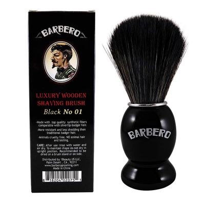 Barbero Luxury Wooden Shaving Brush No 01 Black