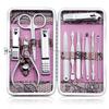 Manicure Set Professional Nail Clippers Kit Pedicure Care Tools- Stainless Steel Grooming Kit 12Pcs for Travel or Home (Pink) view 1