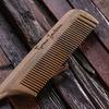 Personalized Natural Wood Comb Rat tail view 1
