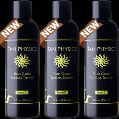 Tan Physics True Color Sunless Tanner, Pack of 3