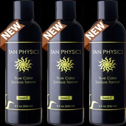 Tan Physics True Color Sunless Tanner, Pack of 3