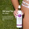 Fake Bake Flawless Darker Self-Tanning Liquid Streak-Free, Long-Lasting Natural Glow For All Skin Tones - Sunless Tanner Includes Professional Mitt For Easy Application, Black Coconut Scent - 6 oz view 2