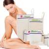 Baiden Exfoliator System-Best Firming Face Body & Back Scrub Mitts-Remove Blackheads, Dry Skin, Wrinkles, Cellulite, Controls Acne-Top Facial Lips Eyelids Treatment-Circulation and Collagen Boosting view 1