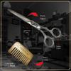 Beard Grooming Kit for Men - Organic Beard Growth - Professional Barber Beard Trimming Set - Beard Brush Beard Oil Wooden Comb Sharp Stainless Steel Scissors - Scented Beard Gift for Him view 3