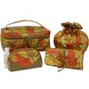 Bucasi Tropical Cosmetic Case Travel Bag Organizer 4 Piece Set view 1