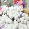 Meyer Imports White - Spun Cotton Balls - Set of 10 - Decorated, Mounted, Painted and Glittered! p/n 703-0200 view 4