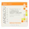 Andalou Naturals Night Cream Purple Carrot + C view 1