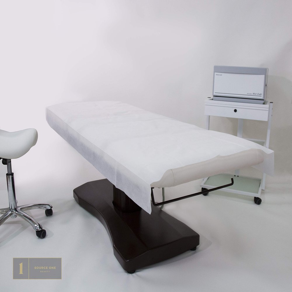 80 Disposable Bed Sheets for Massage Facial Waxing and Body Treatments 78" x 40" non-woven material