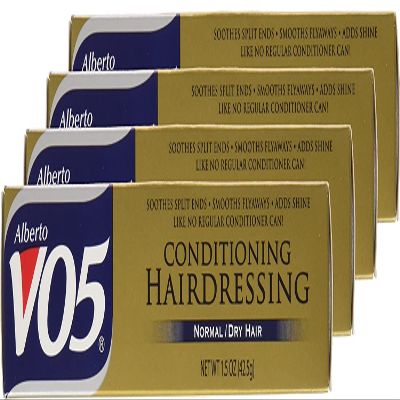 Alberto VO5 Conditioning Hairdressing - Normal to Dry Hair - Hair Conditioner Smooths Frizz and Enhances Color Vibrancy - 1.5 oz - Pack of 4