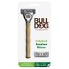 Bulldog Mens Skincare and Grooming Original Bamboo Razors for Men with a Natural Bamboo Razor Handle and 2 Razor Refills view 1