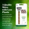 Bulldog Mens Skincare and Grooming Original Bamboo Razors for Men with a Natural Bamboo Razor Handle and 2 Razor Refills view 4