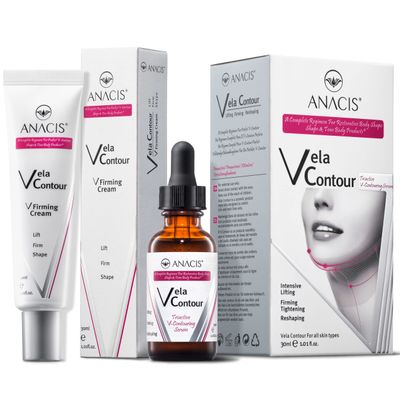 Advanced Neck Serum  V line Jawline - Fine Lines - Neck Wrinkles - Sagging Skin - Serum for Women and Men. Anacis