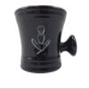 Apothecary Shaving Mug, Black-Perfect Shave Bowl with Handle view 1