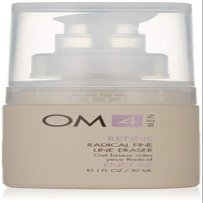 Organic Male OM4 Refine: Radical Fine Line Eraser Eye Gel - Age Corrective, Reduce Fine Lines, Puffiness