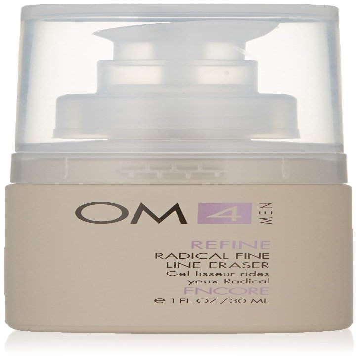 Organic Male OM4 Refine: Radical Fine Line Eraser Eye Gel - Age Corrective, Reduce Fine Lines, Puffiness