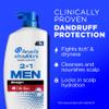 Head & Shoulders Anti-Dandruff Shampoo and Conditioner, Old Spice Swagger Men's 2-in-1 Twin Pack, 1% Pyrithione Zinc, Dandruff Shampoo for Men, Scalp, 31.4 fl oz Each view 2